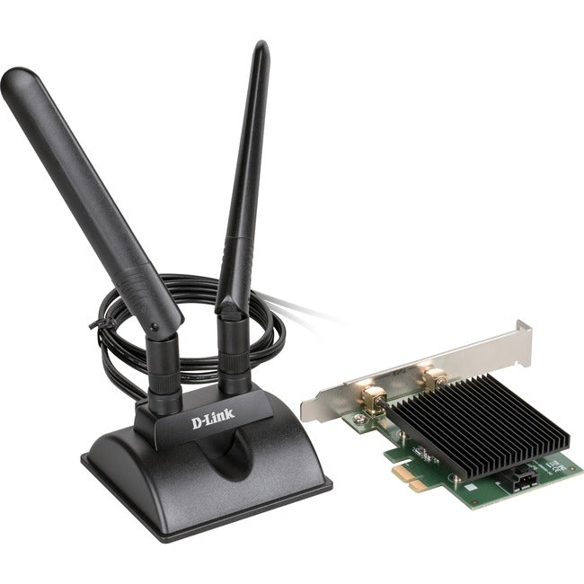 D-Link IEEE 802.11ax Bluetooth 5.1 Wi-Fi/Bluetooth Combo Adapter for Desktop Computer D-Link IEEE 802.11ax Bluetooth 5.1 Wi-Fi/Bluetooth Combo Adapter for Desktop Computer